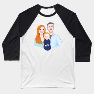 Ballard Family Portrait Baseball T-Shirt